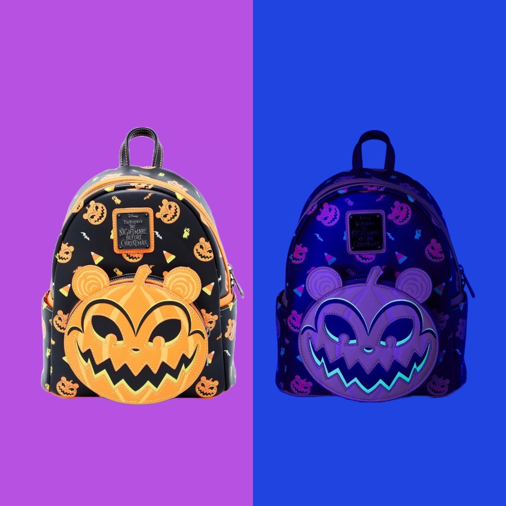 Loungefly‎ The Nightmare Before Christmas Jack-o-Lantern Scary Teddy Backpack
